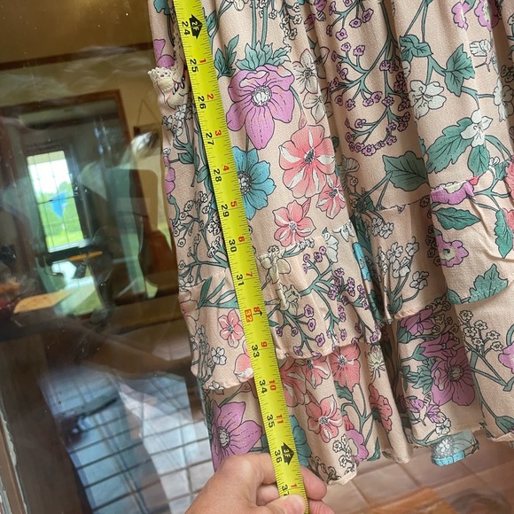 SOLD—-Spell & The Gypsy Floral Frill Dress XS, EEUC - Picture 15 of 16